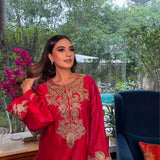 TIE DYE SHORT KURTA SET - LUXC 2066