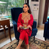 TIE DYE SHORT KURTA SET - LUXC 2066